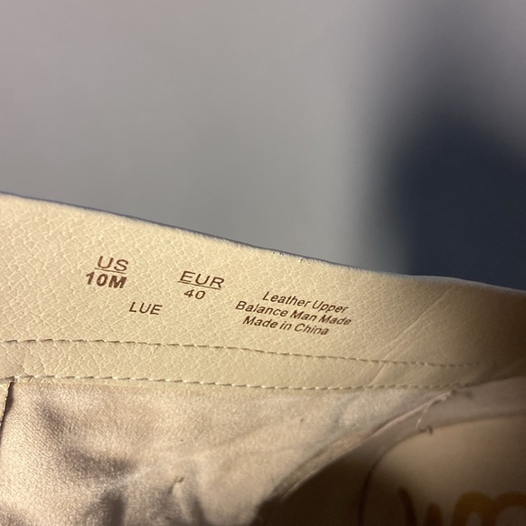 Sam Edelman Lue Ivory Chunky Block Heel Lace Up Ankle Combat Boots Size 10 - Picture 7 of 10